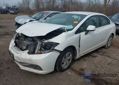 2013 Honda Civic Lx z USA, uszkodzony, nr VIN 19XFB2F5XDE047696